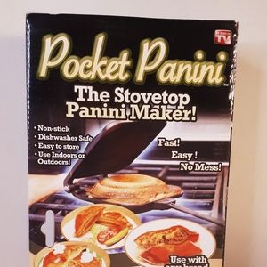 The Stovetop Panini Sandwich Maker Press Gas Electric Open Flame BBQ